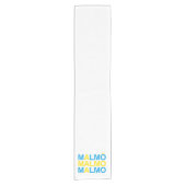 MALMOスウェーデン国旗 ショートテーブルランナー (正面)