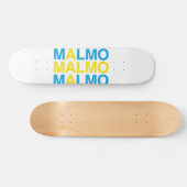 MALMOスウェーデン国旗 スケートボード (横)