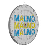 MALMOスウェーデン国旗 ダーツボード (正面左)