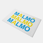 MALMOスウェーデン国旗 ドアマット (アングル)