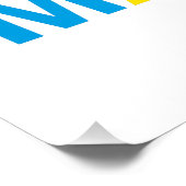 MALMOスウェーデン国旗 ポスター (コーナー)