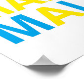 MALMOスウェーデン国旗 ポスター (角)