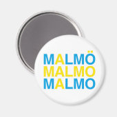 MALMOスウェーデン国旗 マグネット (正面/裏面)