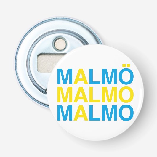 MALMOスウェーデン国旗 栓抜き (正面)