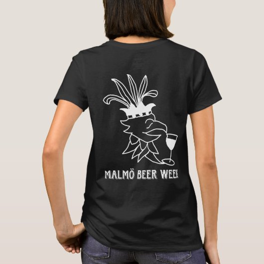 Malmö Beer Week t-shirt dam Tシャツ (裏面)