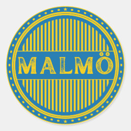 Malmö City Pride Emblem – Swedish Identity ラウンドシール