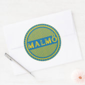 Malmö City Pride Emblem – Swedish Identity ラウンドシール (封筒)