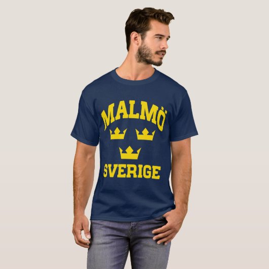 Malmö Sverigeのホッケー Tシャツ (正面フル)