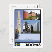 Malmö - Sweden - Mosaic - ポストカード (正面/裏面)