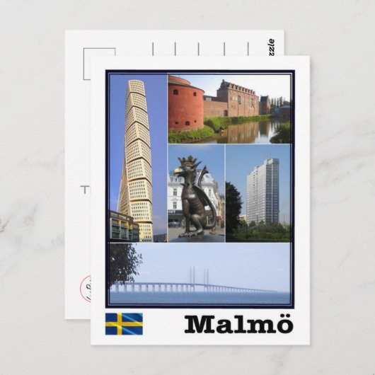 Malmö - Sweden - Mosaic - ポストカード (正面/裏面)