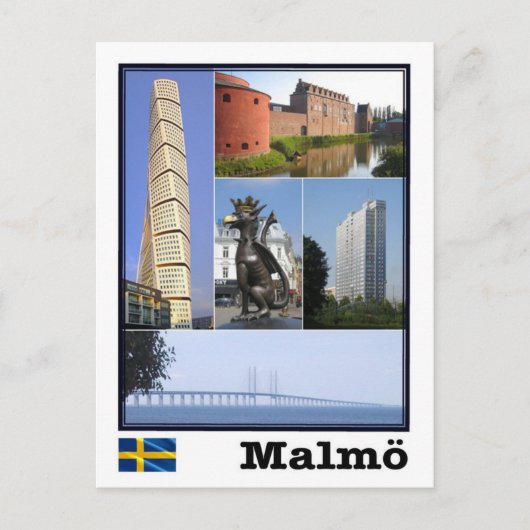 Malmö - Sweden - Mosaic - ポストカード (正面)