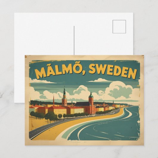 Malmo Sweden the Modern Coastal Gem ポストカード (正面/裏面)