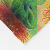 Malorie Arisumi Ohia Lehuaのフリースブランケット フリースブランケット (角)