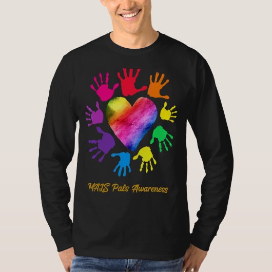 Mals Pals認識度ハンズマールパール Tシャツ (正面)