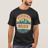 Målselv, Norge Norway Tシャツ (正面)