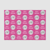 Malshi Pink Tissue Paper 薄葉紙 (正面)