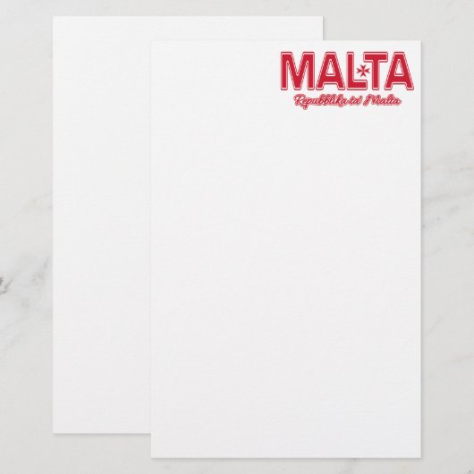 MALTAカスタム固定式 便箋 (正面/裏面)