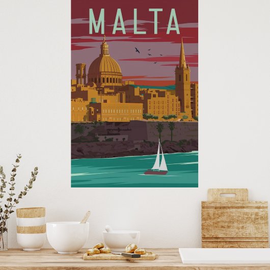 Malta ポスター (キッチン)