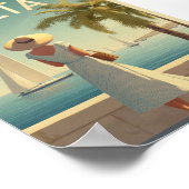 Malta 50s vintage ポスター (角)