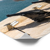 Malta Cannon Fire Saluting Battery Valletta ポスター (角)