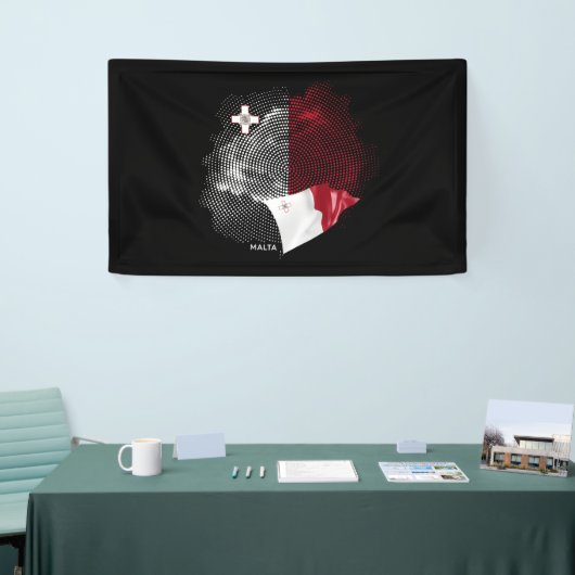 Malta flag 横断幕 (トレードショー)