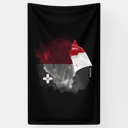 Malta flag 横断幕 (縦)