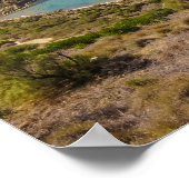 Malta Ghajn Tuffieha Bay Mediterranean Island ポスター (角)