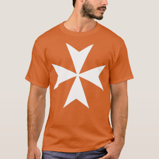 MALTA Maltese Amalfi Cross Maltese cross Knights H Tシャツ