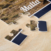 Malta Tal Hamrija Tower And Filfla Island ジグソーパズル (側面)