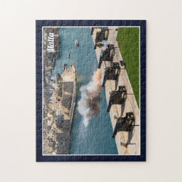 Malta Valletta Saluting Battery Cannon Fire ジグソーパズル