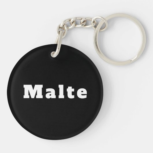 Malte キーホルダー (裏面)