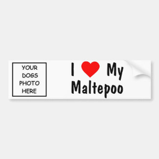 Maltepoo バンパーステッカー