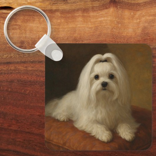 Maltese キーホルダー (正面)