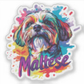 Maltese シール (正面)