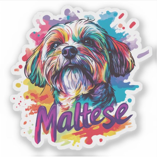 Maltese シール (正面)