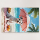 Maltese Beach Relax Scene ジグソーパズル (横)