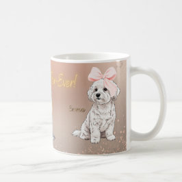 Maltese couple pet mug コーヒーマグカップ