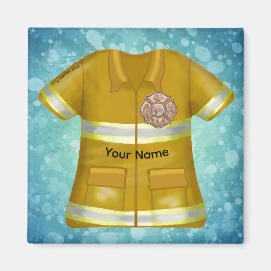 Maltese Cross Firefighter マグネット (正面)