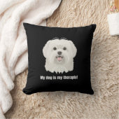 Maltese Dog クッション (ブランケット)