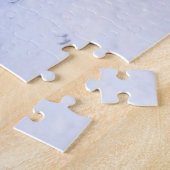 Maltese Dog in Snow sitting in Christmas Truck ジグソーパズル (側面)