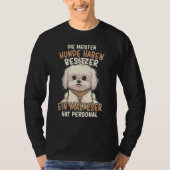 Maltese dog owner saying dog tシャツ (正面)