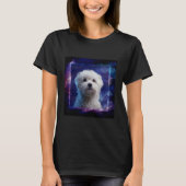 Maltese Dog Space Tシャツ (正面)