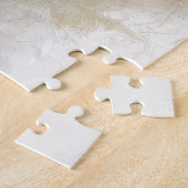 Maltese dog watercolor portrait ジグソーパズル (側面)