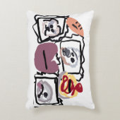 Maltese hearts  アクセントクッション (正面(垂直))