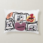 Maltese hearts  アクセントクッション (裏面)