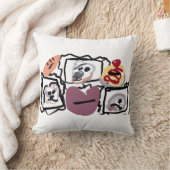 Maltese hearts  クッション (ブランケット)