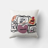 Maltese hearts  クッション (裏面)