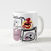 Maltese hearts  ジャンボコーヒーマグカップ (正面右)