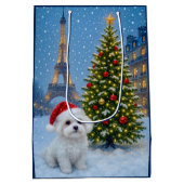 Maltese Holiday  ミディアムペーパーバッグ (裏面)