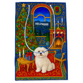 Maltese Holiday  ミディアムペーパーバッグ (正面)